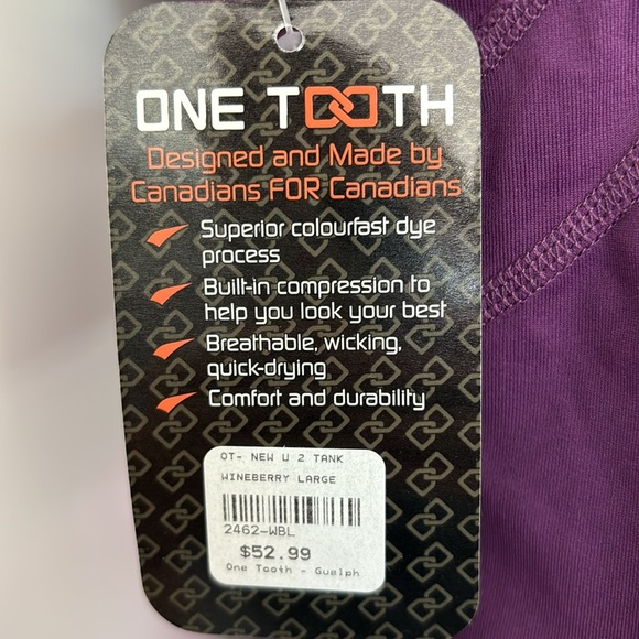 NWT One Tooth athletic tank - Picture 6 of 8